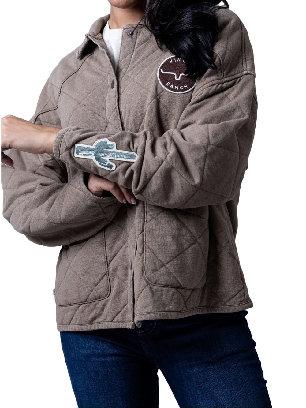 Kimes Ranch Rincon Throw Quilted Jacket WW Brown XXL NWT
